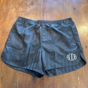 Nike x Bode Recreation Satin Running Shorts Mens XL Black